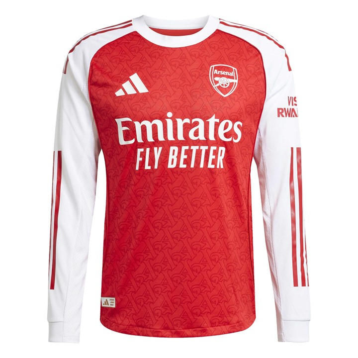 Arsenal  Men's   Authentic Long Sleeve Kit 25/26, Football by adidas in Size XL, Sports Direct