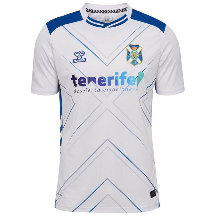 Hummel Men's White Tenerife Home Shirt 2025 2026 in Size L, Sports Direct