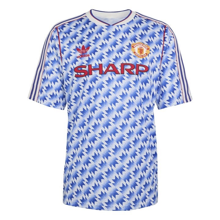Manchester United  Men's   X Bringback 90/92 Away Kit, Football by adidas in Size L, Sports Direct