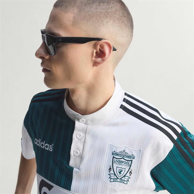 White/Green - adidas - Liverpool 1995 Shirt Adults