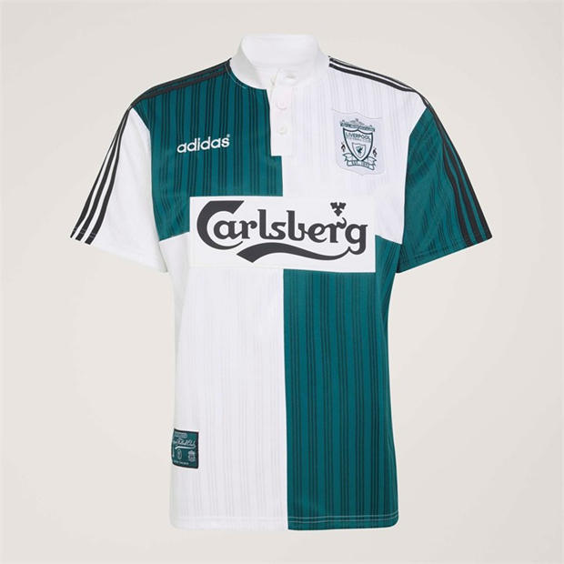 White/Green - adidas - Liverpool 1995 Shirt Adults