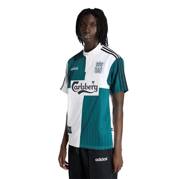 White/Green - adidas - Liverpool 1995 Shirt Adults