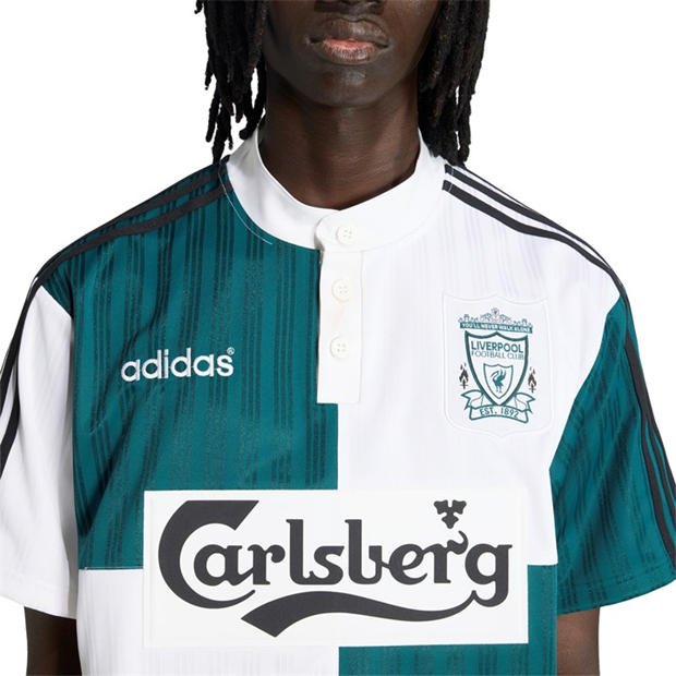 White/Green - adidas - Liverpool 1995 Shirt Adults