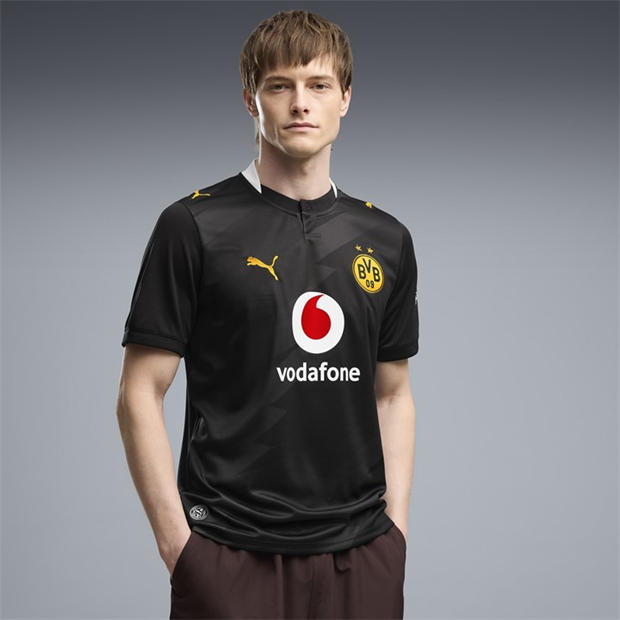 Black/Grey - Puma - Borussia Away Shirt 2026/27 Mens