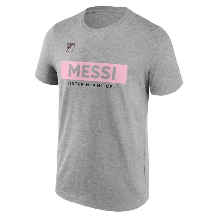 Mls  Men's  Messi Inter Miami Block T-Shirt , Football by  in Size M, Sports Direct