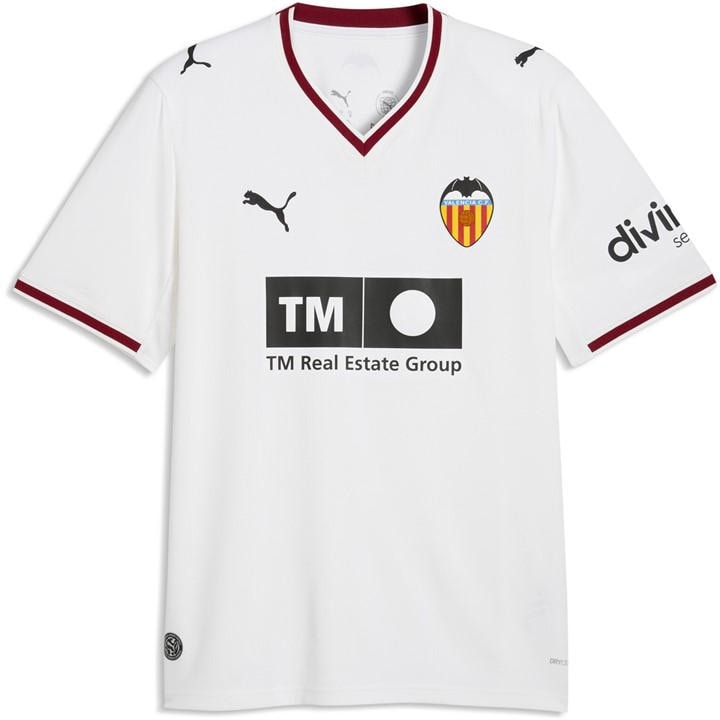 Valencia  Men's   Home Shirt 2026/27, Football by Puma in Size XL, Sports Direct