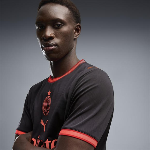 Grey/Red - Puma - AC Milan Third Shirt 2026/27 Mens