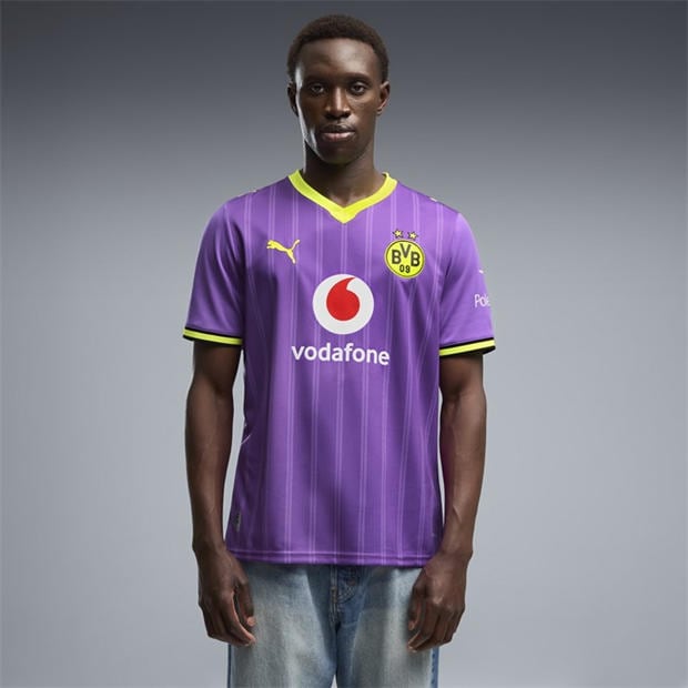 Purple/Yellow - Puma - Borussia Third Shirt 2026/27 Mens