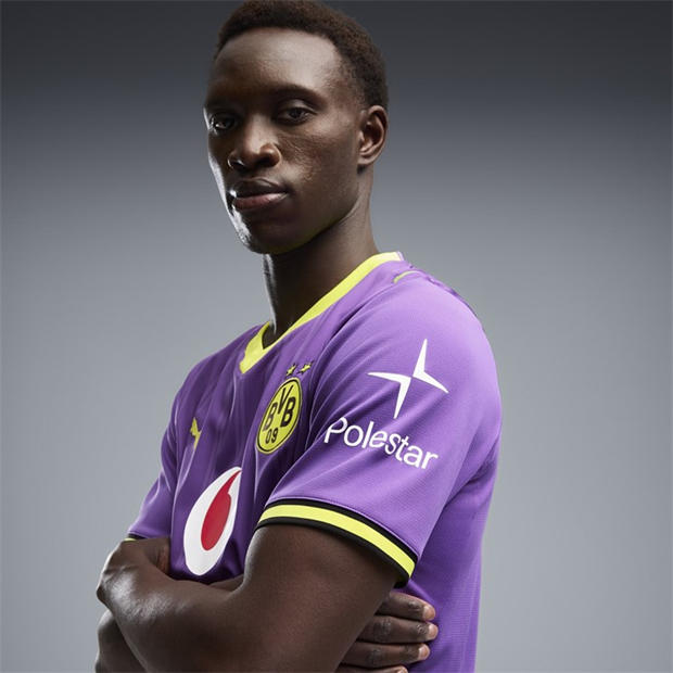 Purple/Yellow - Puma - Borussia Third Shirt 2026/27 Mens