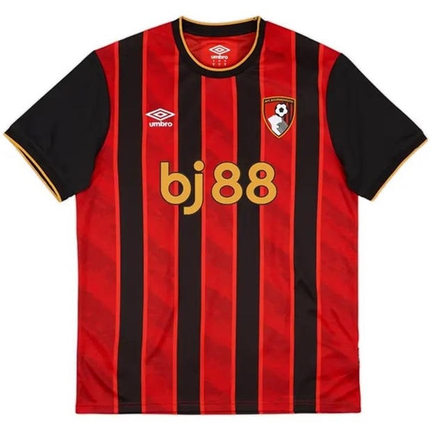 Czerwony/Kawior - Umbro - Mens Bournemouth Home 2025/26 Football Shirt