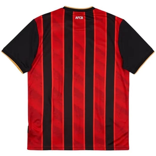 Czerwony/Kawior - Umbro - Mens Bournemouth Home 2025/26 Football Shirt