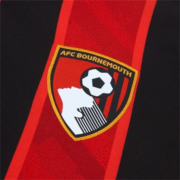 Czerwony/Kawior - Umbro - Mens Bournemouth Home 2025/26 Football Shirt