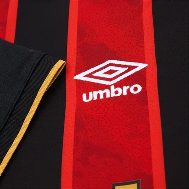 Czerwony/Kawior - Umbro - Mens Bournemouth Home 2025/26 Football Shirt