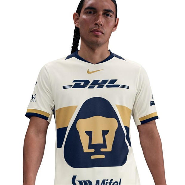 Żagiel/Złoto - Nike - Pumas UNAM Home Shirt 2025 2026 Adults