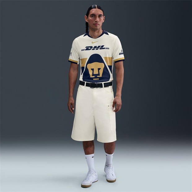Żagiel/Złoto - Nike - Pumas UNAM Home Shirt 2025 2026 Adults
