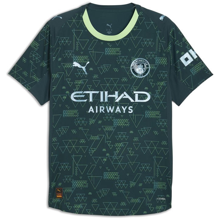 Manchester City  Men's   Authentic Fourth Shirt 25/26, Football by Puma in Size 2XL, Sports Direct