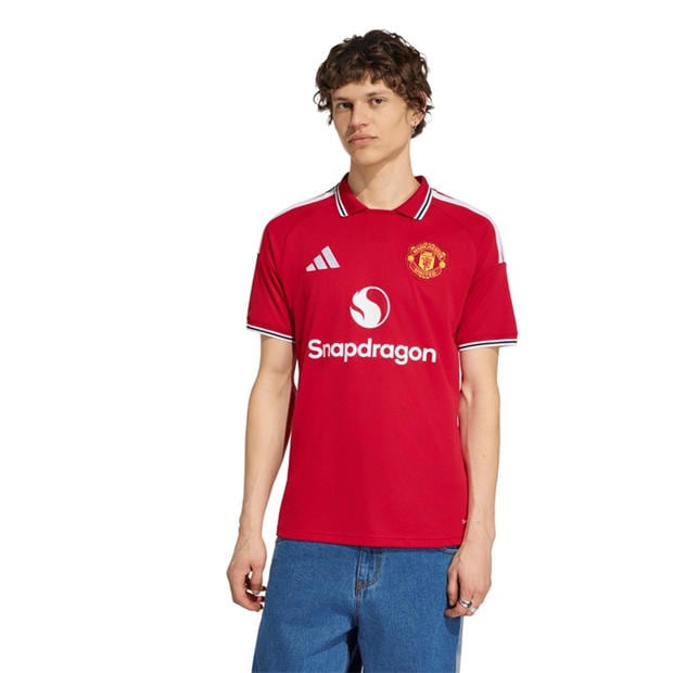 トップス adidas Manchester united gb set up M adidas Manchester United Home Shirt 2026/27 Mens | SportsDirect