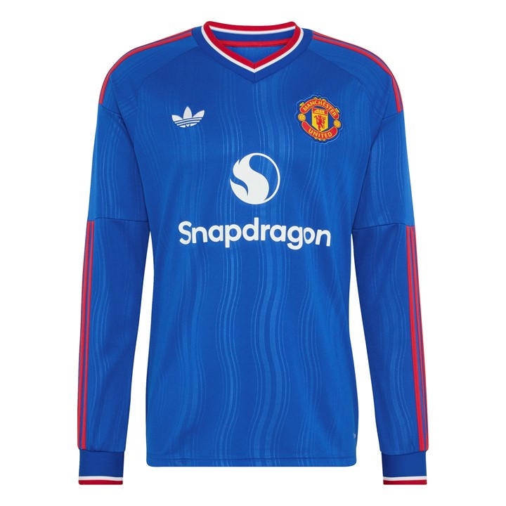 Manchester United  Men's   Away Long-Sleeved Shirt 2026/27, Football by adidas in Size M, Sports Direct