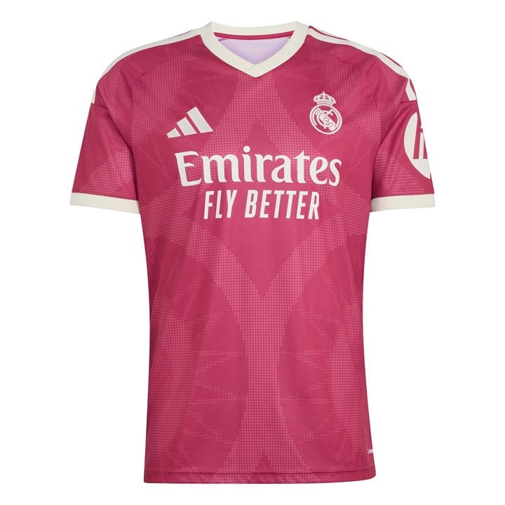 Adidas Men's Real Madrid Third Shirt 2026/27 Pink Large - Image 3