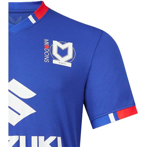 Clematis Blue - Castore - Mens MK Doms Third Football Shirt 2025 2026