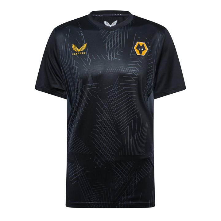 Castore Men' Black Domestic Football Shirt in Size S, Sports Direct
