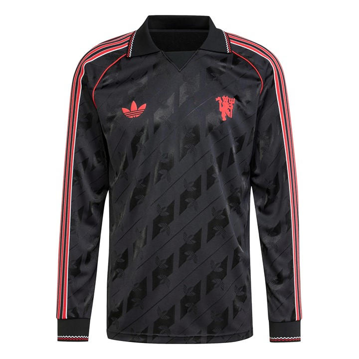 Mufc  Men's   Ls Jsy Football Shirt, Football by adidas in Size XS, Sports Direct