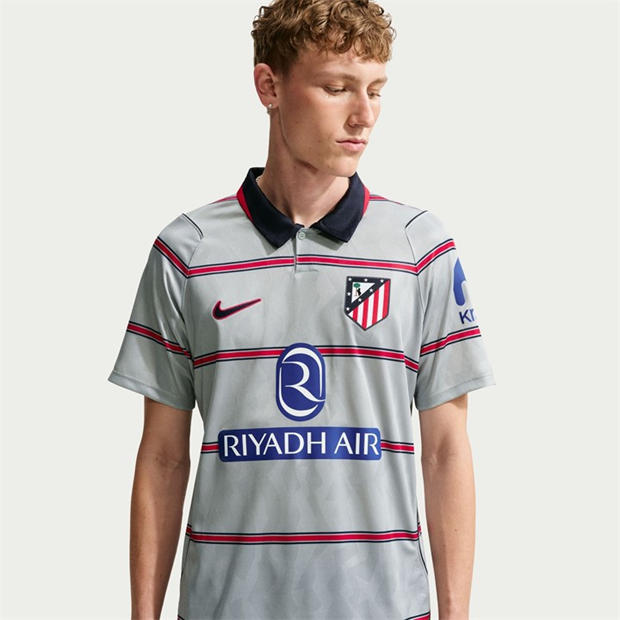 Grey/Navy - Nike - Atletico Madrid Third Shirt 2026/27 Mens
