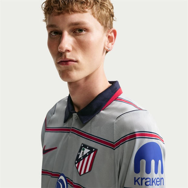 Grey/Navy - Nike - Atletico Madrid Third Shirt 2026/27 Mens