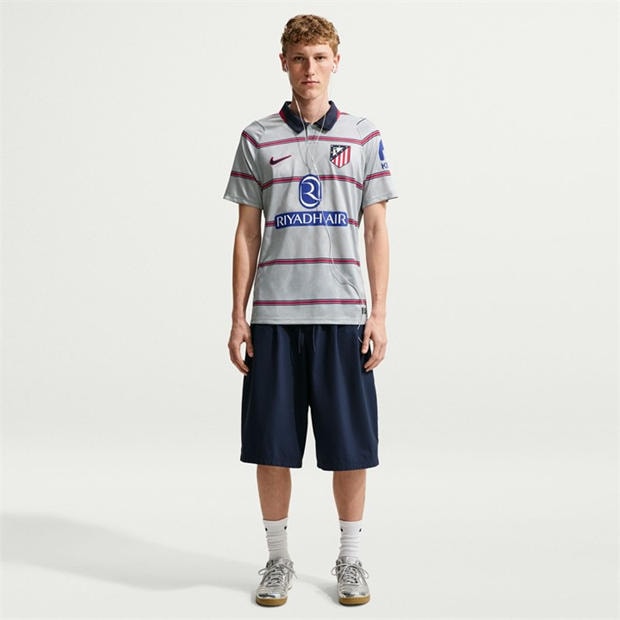 Grey/Navy - Nike - Atletico Madrid Third Shirt 2026/27 Mens