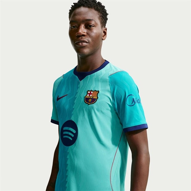 Blue/Red - Nike - FC Barcelona Authentic Third Shirt 2026/27 Mens