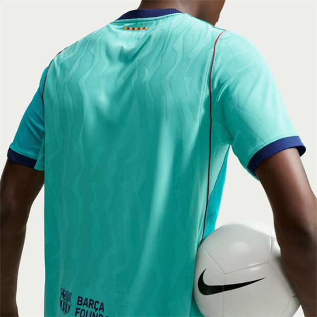 Blue/Red - Nike - FC Barcelona Authentic Third Shirt 2026/27 Mens