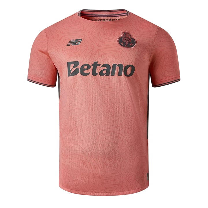 New Balance Men's Black Porto Away Shirt 2025 2026  in Size L, Sports Direct