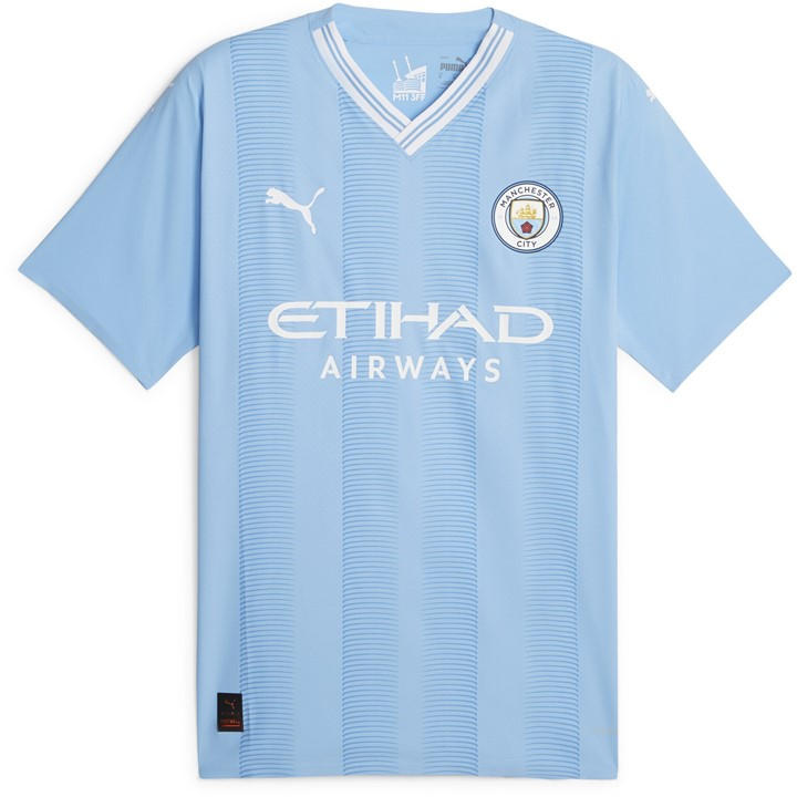 Mcfc  Men's   Home Authentic Jersey Football Shirt, Football by Puma in Size M, Sports Direct