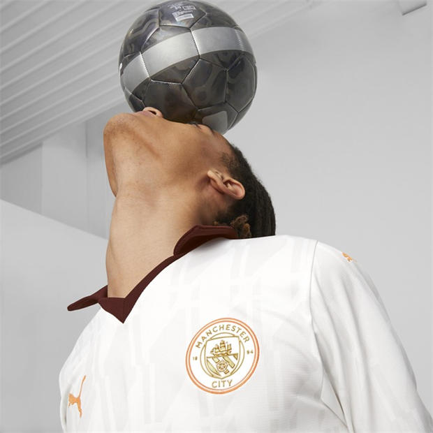 Puma White - Puma - Mcfc Away Jersey Replica Football Shirt Mens