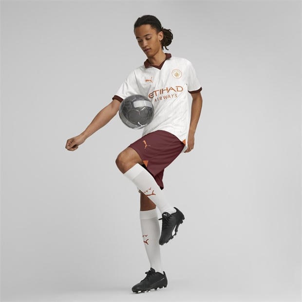 Puma White - Puma - Mcfc Away Jersey Replica Football Shirt Mens