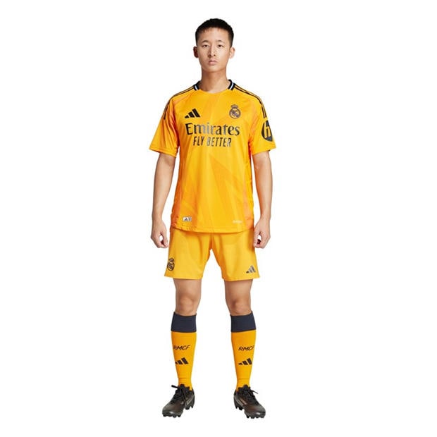 Crew Orange - adidas - Mens Real Madrid Away Authentic Football Shirt 2025 2026