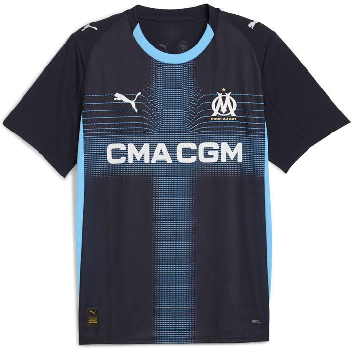 Olympique Marseille  Men's   Away Shirt 25/26 , Football by Puma in Size M, Sports Direct