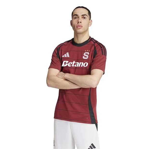 Red - adidas - Sparta Prague Home Shirt 2024 2025 Adults