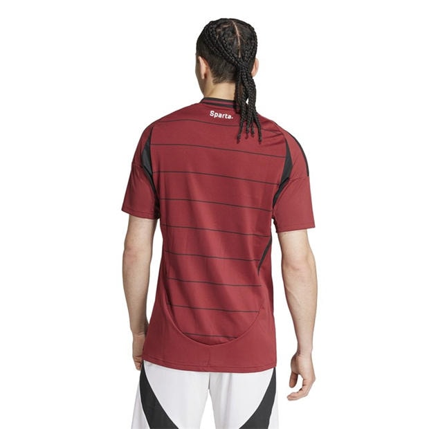Red - adidas - Sparta Prague Home Shirt 2024 2025 Adults