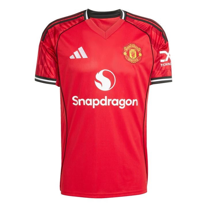 Manchester United  Men's   Home Shirt 25/26 , Football by adidas in Size XS, Sports Direct