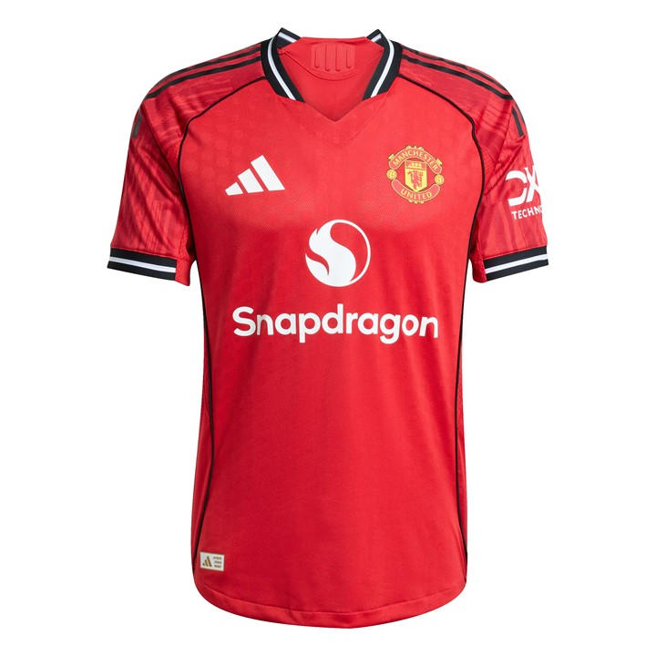Manchester United  Men's   Authentic Home Shirt 25/26 , Football by adidas in Size XS, Sports Direct