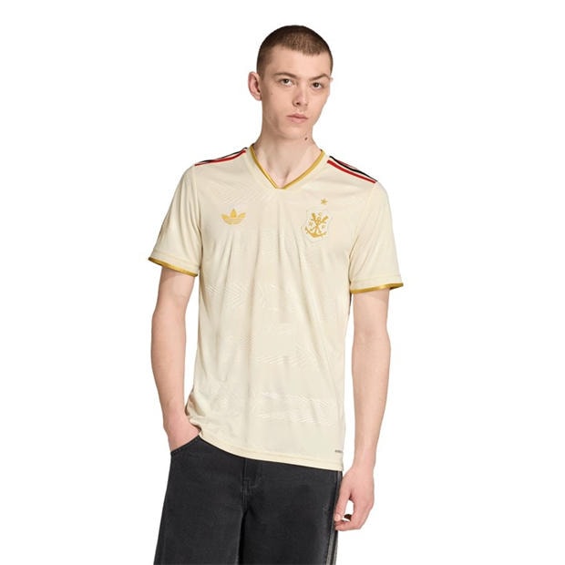 White - adidas - Flamengo Third Shirt 2025 2026 Adults