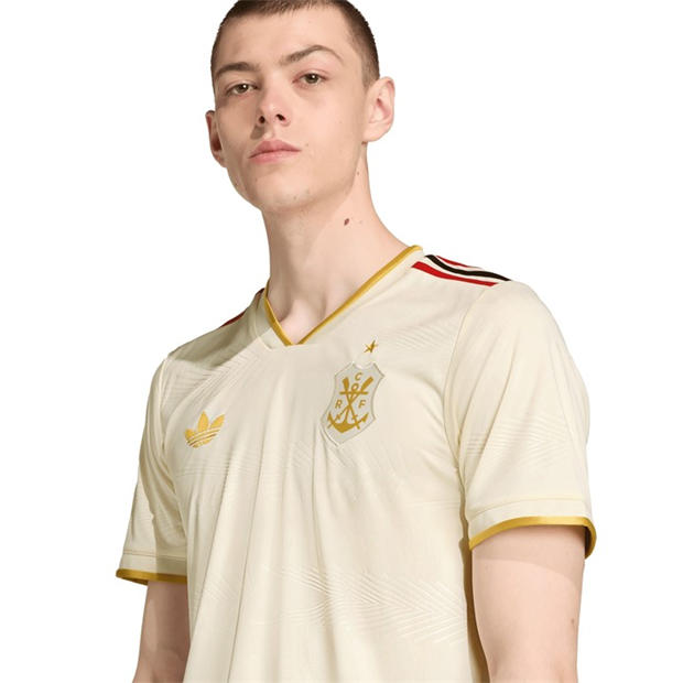 White - adidas - Flamengo Third Shirt 2025 2026 Adults