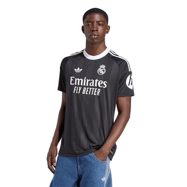 Черно - adidas - Real Madrid Third Goalkeeper Shirt 2025 2026 Adults