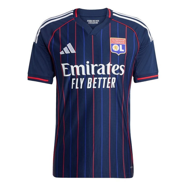 Olympique Lyon  Men's   Away Shirt 25/26 , Football by adidas in Size M, Sports Direct