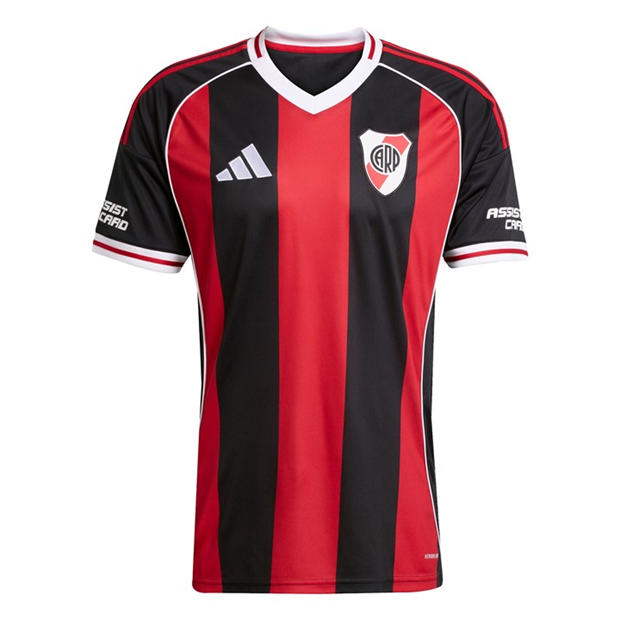 Czarny/Czerwony - adidas - River Plate Away Shirt 2025 2026 Adults