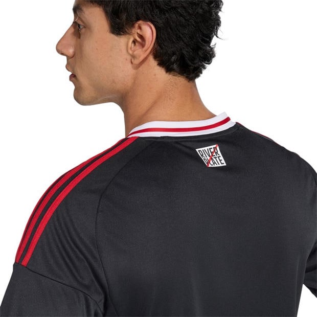 Czarny/Czerwony - adidas - River Plate Away Shirt 2025 2026 Adults