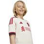 Wonder White - adidas - Liverpool FC Away Shirt 25/26 Juniors