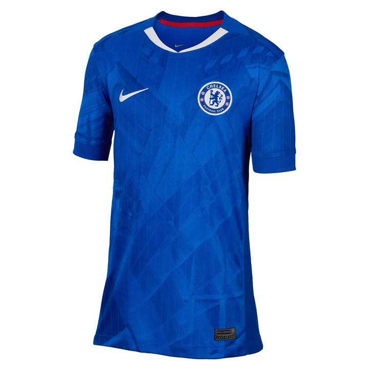 Chelsea  Boys   Home Shirt 25/26 , Football by Nike in Size 11 - 12 Years, Sports Direct