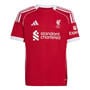 Strawberry Red - adidas - Liverpool FC Home Shirt 25/26 Juniors